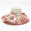 Foldable Large Brim Straw Hat Large Brim Sunshade Hat Ethnic Style Beach Hat  Beach