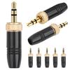 3.5mm Audio Plug with M6 Internal Thread Stereo Headphone Jack Male Plug for Sony UWP-D21 UWP-D22 for Sennheiser MicrophoneGood Product