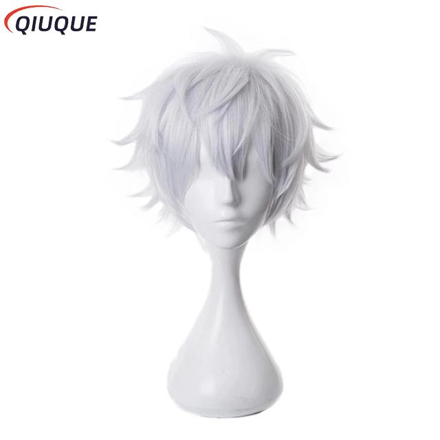 110-3XL Black / Blue Gojo Satoru Cosplay Costume Eye Patch Wigs Glasses Anime Halloween Party Unisex Uniforms