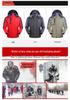 Men's Winter Fleece-Lined Windbreaker: Outdoor Windproof Warm Cotton Jacket, Plus Size for Mountaineering and Fishing.