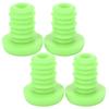 ZTTO Bike Handlebar Grips Bar Ends Screw Plugs Polyester Rubber Bicycle Cycling AccessoryGreen