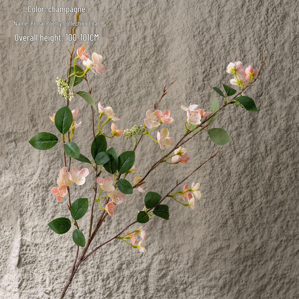 Lilac Flower Poetry Collection: Home Decor and Wedding Bouquet with Rose Flower Wall Simulation.