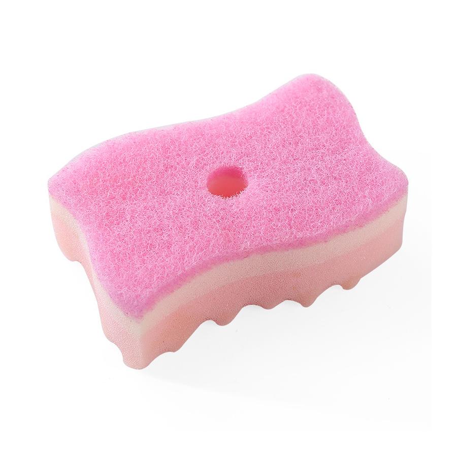 S-Shaped Dish Sponge - Absorbent Foaming Non-Scratch Kitchen Cleaning Tool 4-Pack