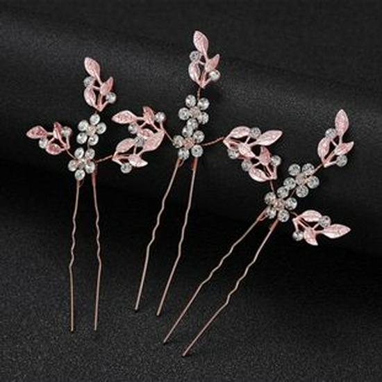 European Classical Rhinestone Hair Comb for Bridal Styling