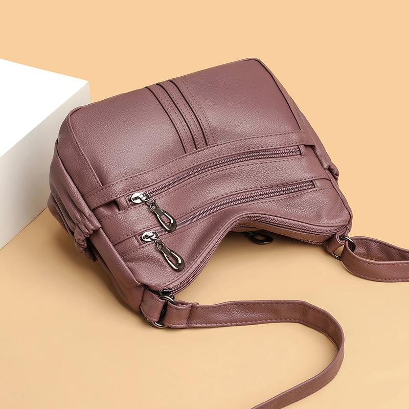 Texturierte Damentasche lässige Mode mehrschichtige Umhängetasche