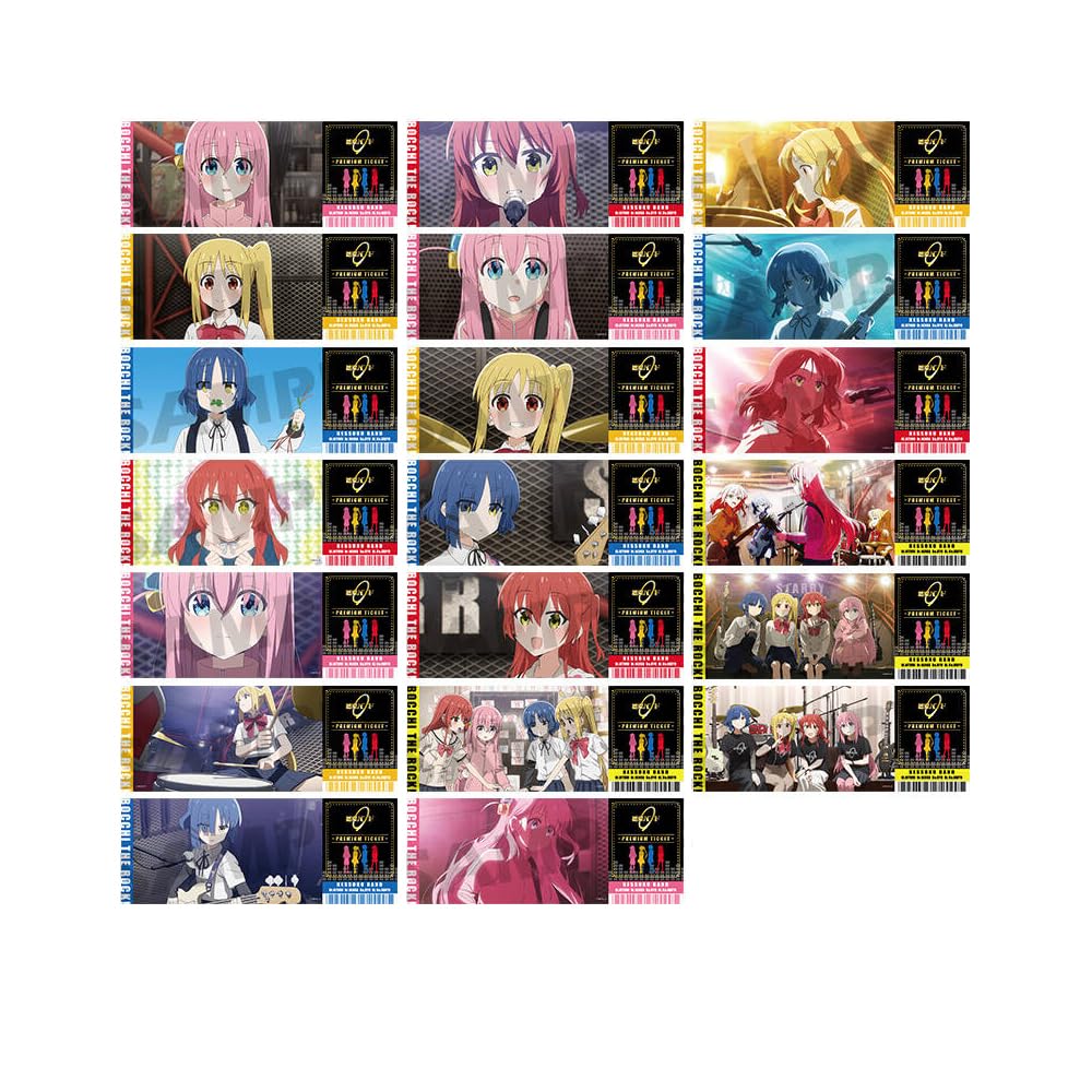 Anime [Bocchi the Rock] Hologram Tickets Box of 20