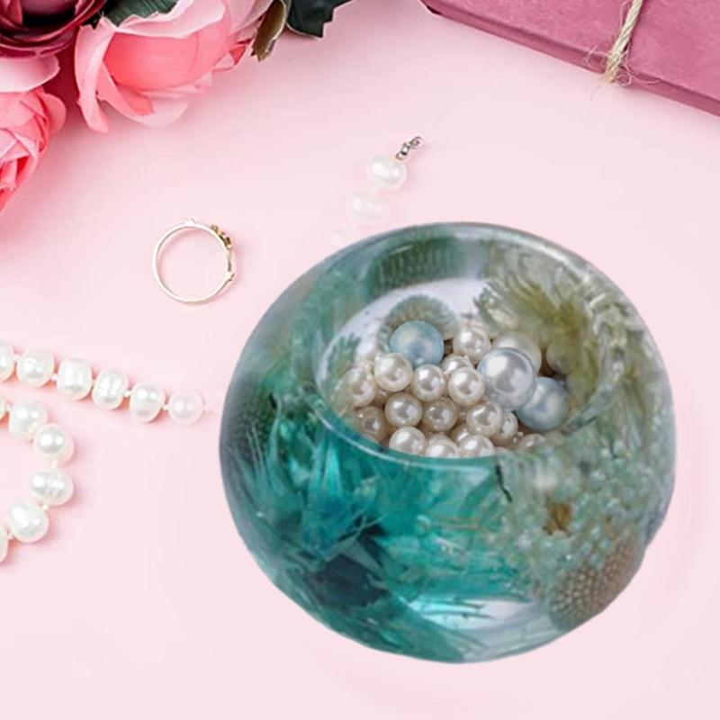 Handmade Succulent Planter Flowerpot Silicone Mold Concrete Plant Flower Pot Epoxy Resin Mold DIY Candle Holder Mould