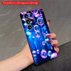 2DFlat Samsung Phone Case Neon Bubble Drops Phone Case Applicable To Galaxy S22 S23 S24 S25ULTRA S26 A12 A13 A14 A15 A16