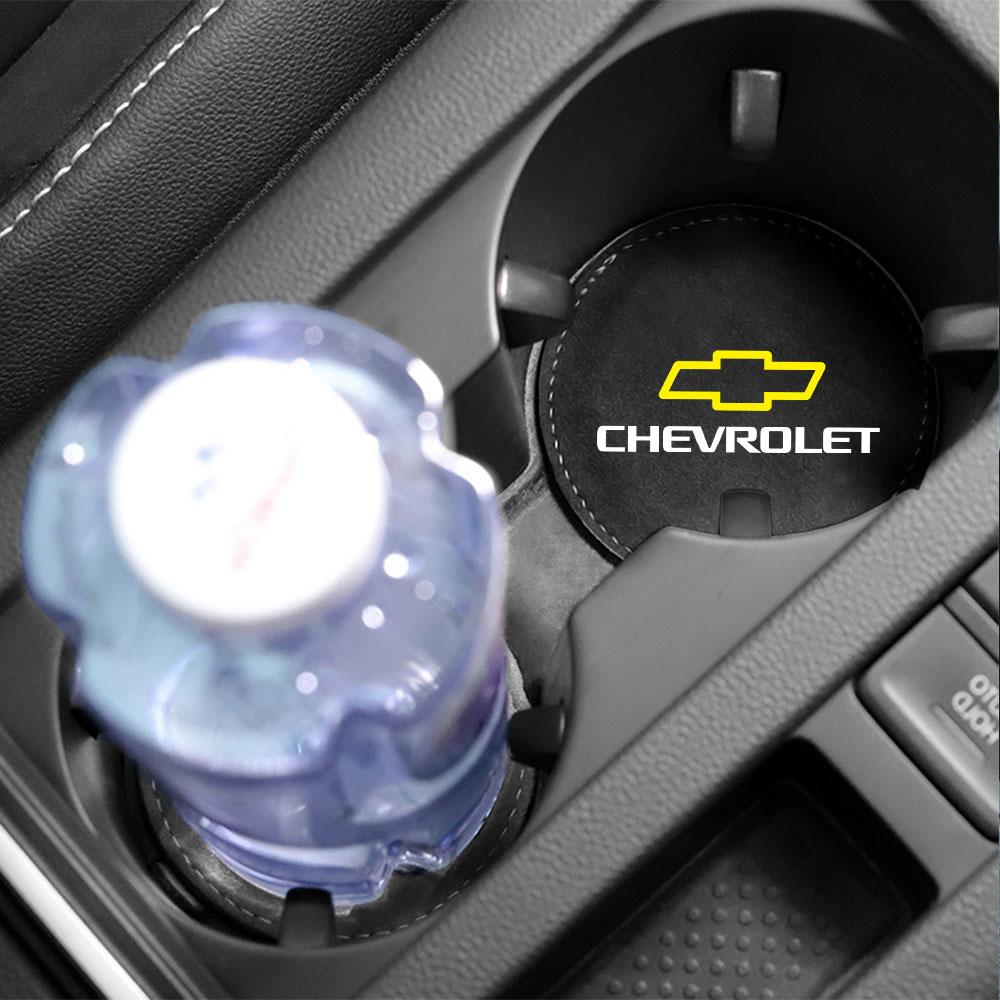 2Pcs Coaster Water Cup Bottle Holder Anti-slip Pad Mat for Chevrolet Cruze Captiva Sonic Spark Onix Aveo Orlando Malibu Camaro