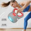 Kettlebell, 14kg Kettle Bells with Handle for Home Gym Weight Lifting and Strength Training, Red and Grey