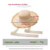 Fashion Handmade 100%natural Raffia Dame Top Big Brim Straw Hat Beach Girl Holiday Panama Sunscreen Breathable Sun Hat sale