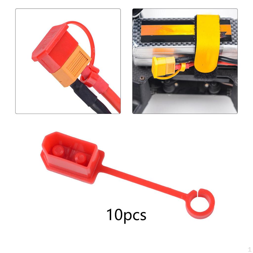 10 Pack XT60 Connector Dust Cover for Lipo Battery