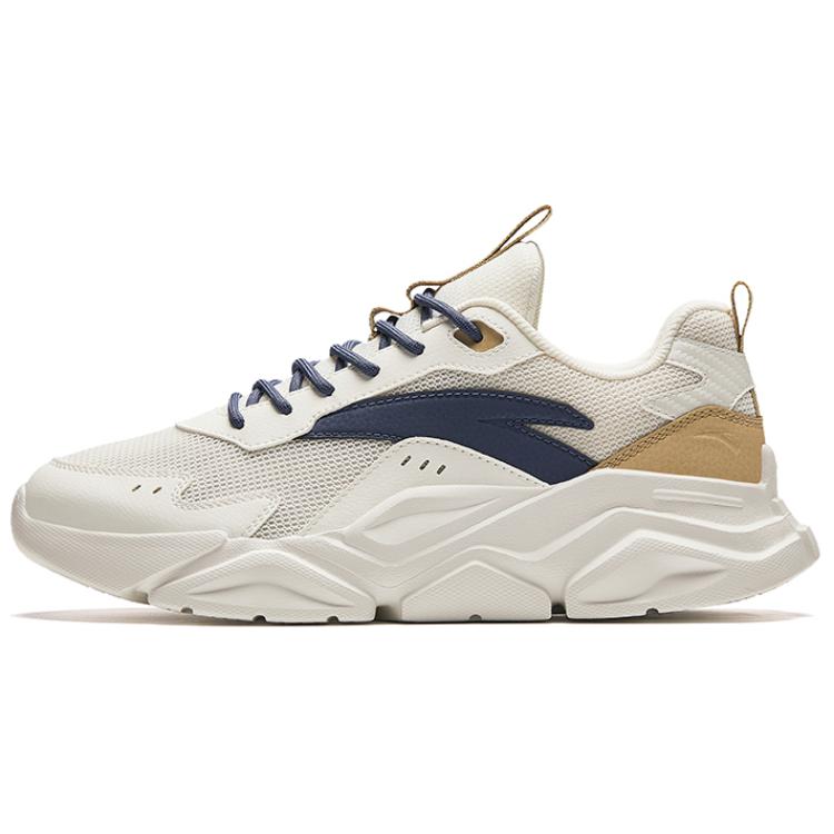 Anta Lightweight Breathable Casual Sneakers Men White Grey 912428809-2 43