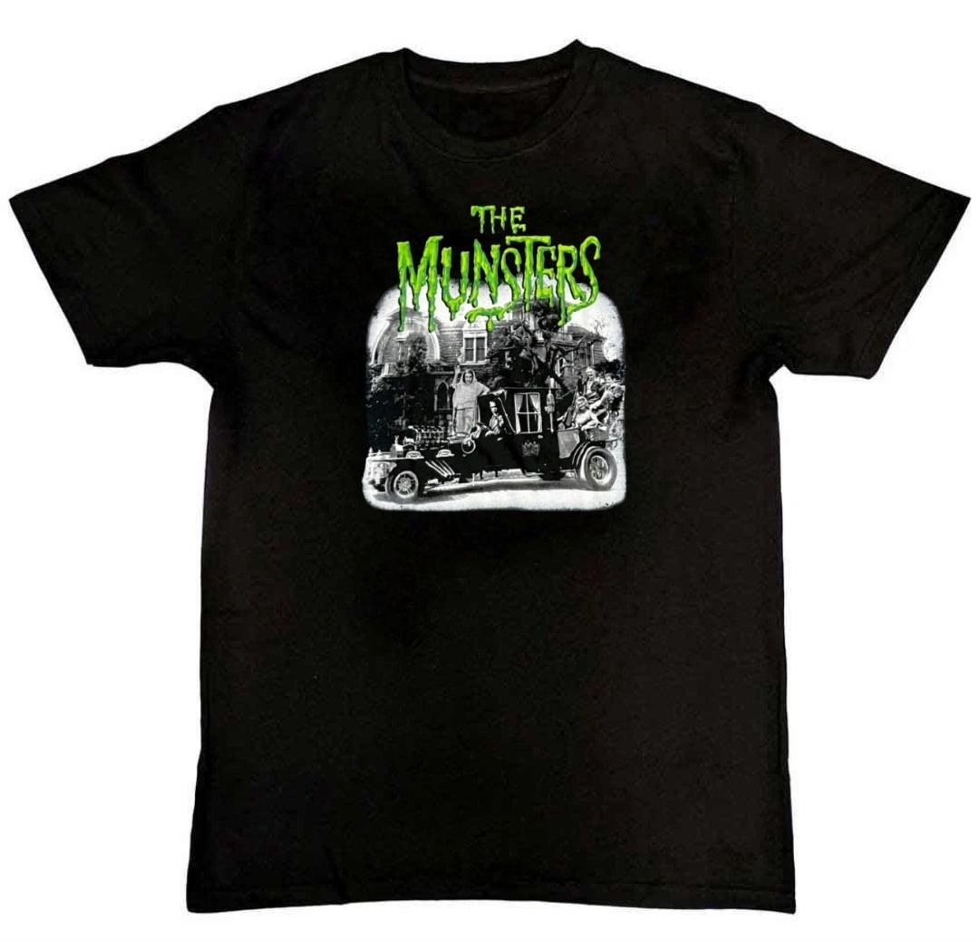 The Munsters 1964 Cast Poster Graphic Print T-Shirt XL