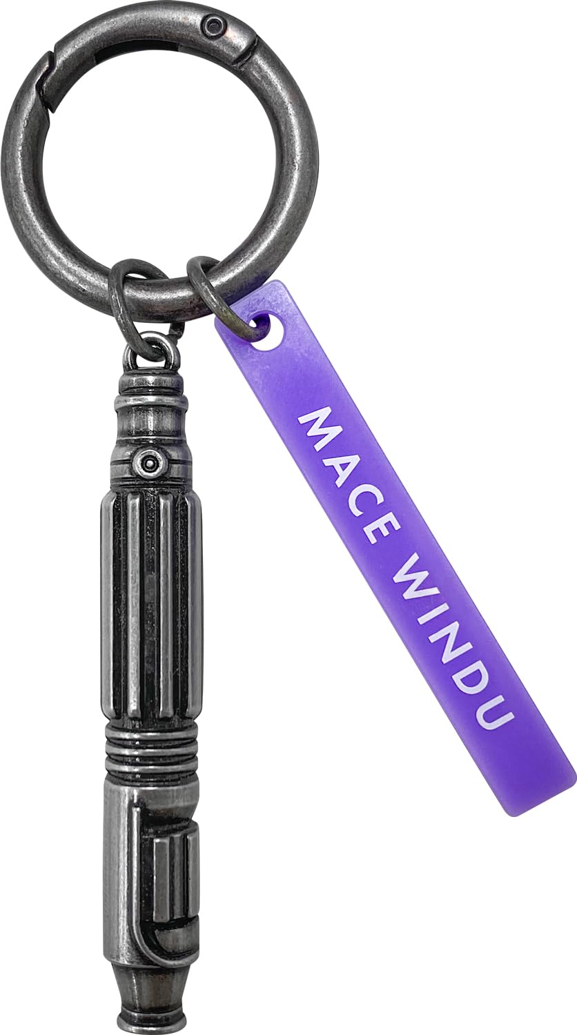 STAR WARS SAGA Lightsaber Keychain IKE514 (Mace Windu)