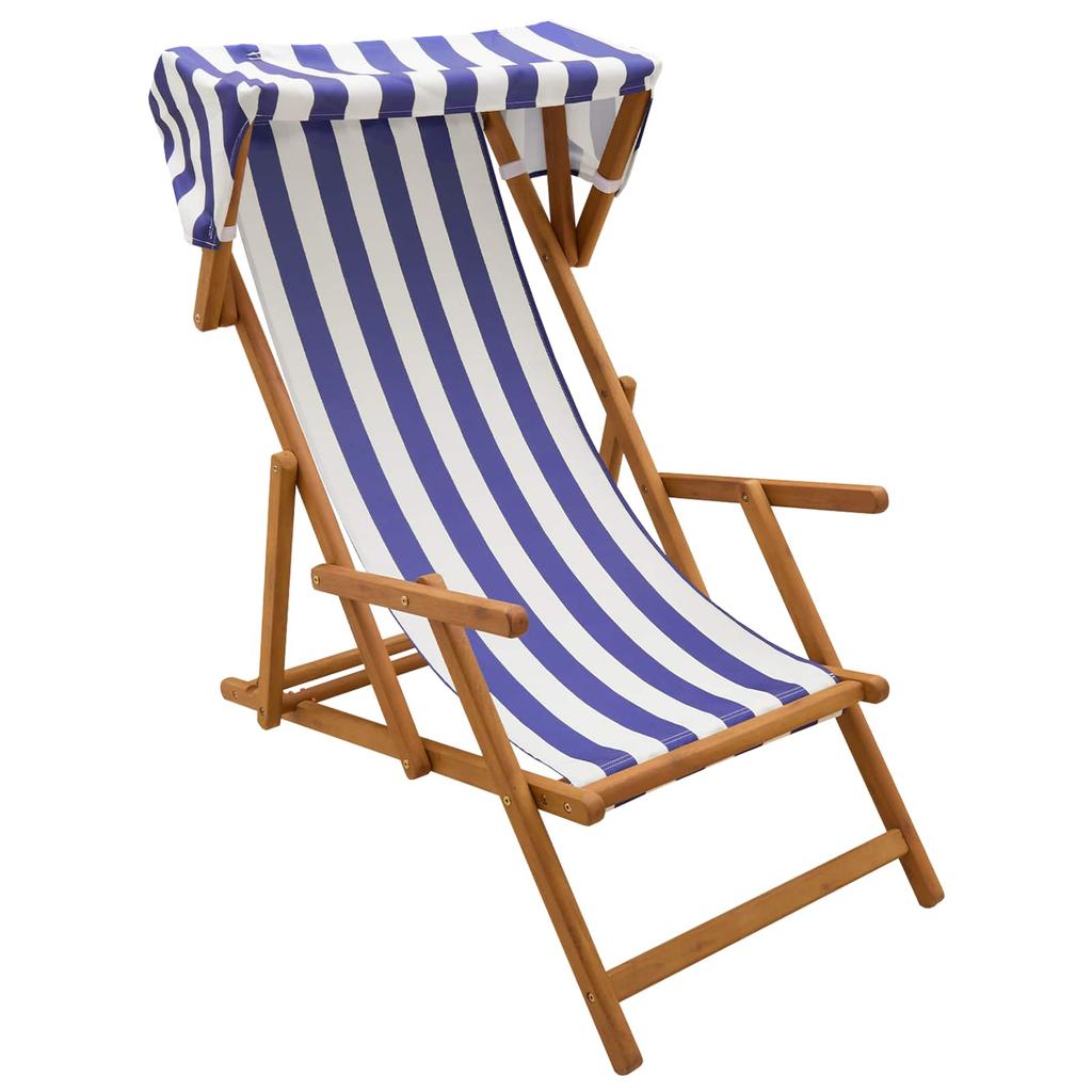Lounge Chair 4 pcs 3 Position Solid Eucalyptus Wood