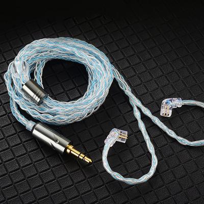Kopfhörerkabel Original QDC Kupfer Silberbeschichtet Upgrade-Kabel 3,5mm Kabel-Kopfhörer für KZ ZSN PRO X ZS10 pro EDX TRN CCA