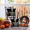 1pc Spooky Skull Pillow Cover For Gothic Halloween Decor For Living Room Sofa Car Cushion Cover And Home Party Pillowcase