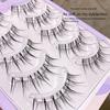 Mengji Shangpin M08 Airy Sunflower Fairy False Eyelashes - Natural Transparent Thin Stem