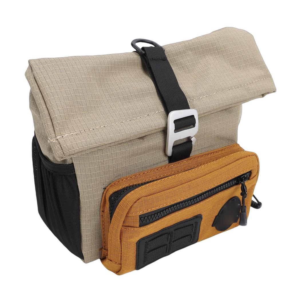 Bike Handlebar Bag Fit for   Folding Bike Quick Relse Bike Front Bag with Shoulder Strap Rain Cover for Cycling