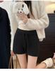 Retro Wide-Leg Cable Knit Bootcut Pants - Women's Slimming Autumn Wear