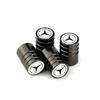 C200 E200 For Mercedes Benz 4Pcs Metal Wheel Tire Valve Caps Car Tyre Air Nozzle Cover Emblem For Mercedes Benz W164 W204 W205 W