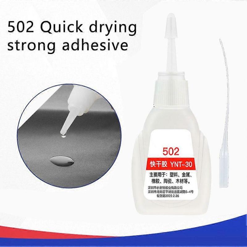 502 Lepidlo Super Pevné Rychleschnoucí Lepidlo Na Kůži Gumu Dřevo Kov Okamžité Lepení Tekuté Lepidlo Nástroj Vysoká Pevnost Rychlá Oprava