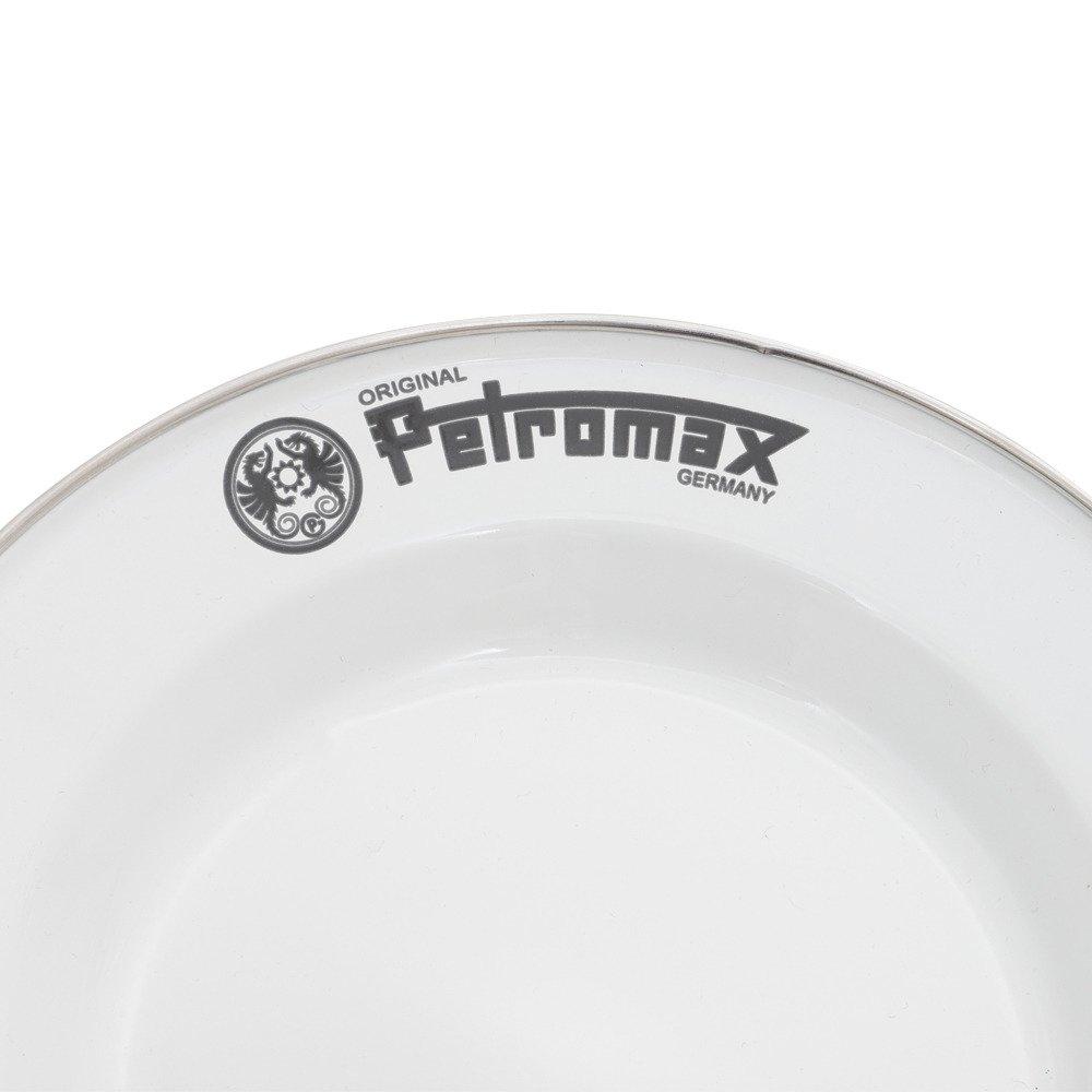 PETROMAX Outdoor Camp Enamel Plate (2 pieces) White 12895