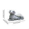 Angel Dog Figure for Garden Decor and Home Use