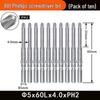 Nigao 801 Phillips Electric Screwdriver Bit, S2 Steel, Magnetic, 5mm Shank, 60mm/80mm Length