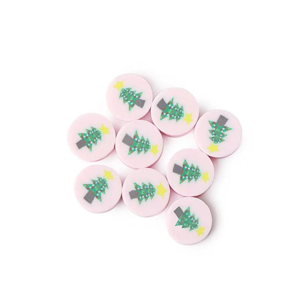 Polymer Clay Beads for DIY Jewelry - Christmas Tree Designs, 100 Pcs