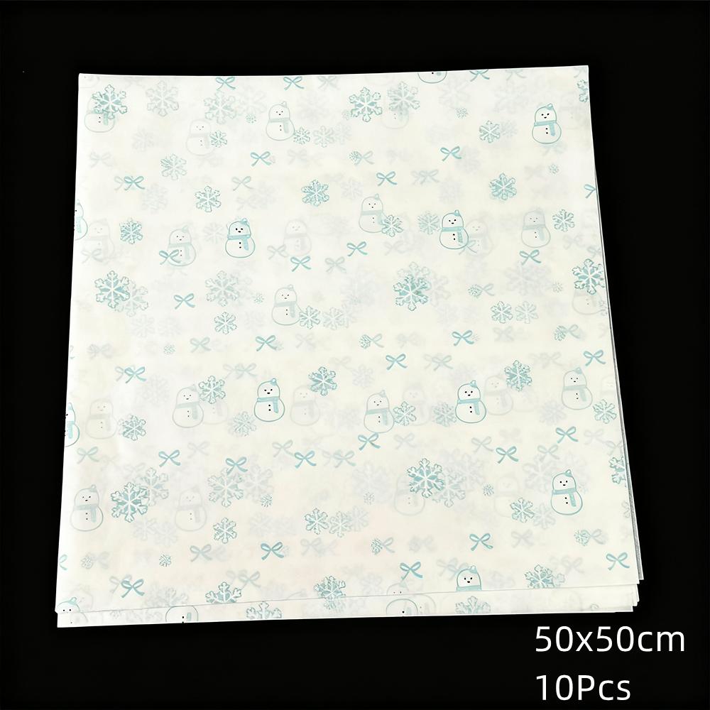 Ins Style High Beauty Blue White Winter Series Snow Pear Paper Collection DIY Large Sheet Decorative Gift Wrapping Paper