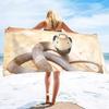 Schlangen Strandtuch Übergröße,Dickes Mikrofaser-Strandtuch,Super saugfähig,Sandfrei,Kühles Bade-Strandtuch für Reptilienliebhaber