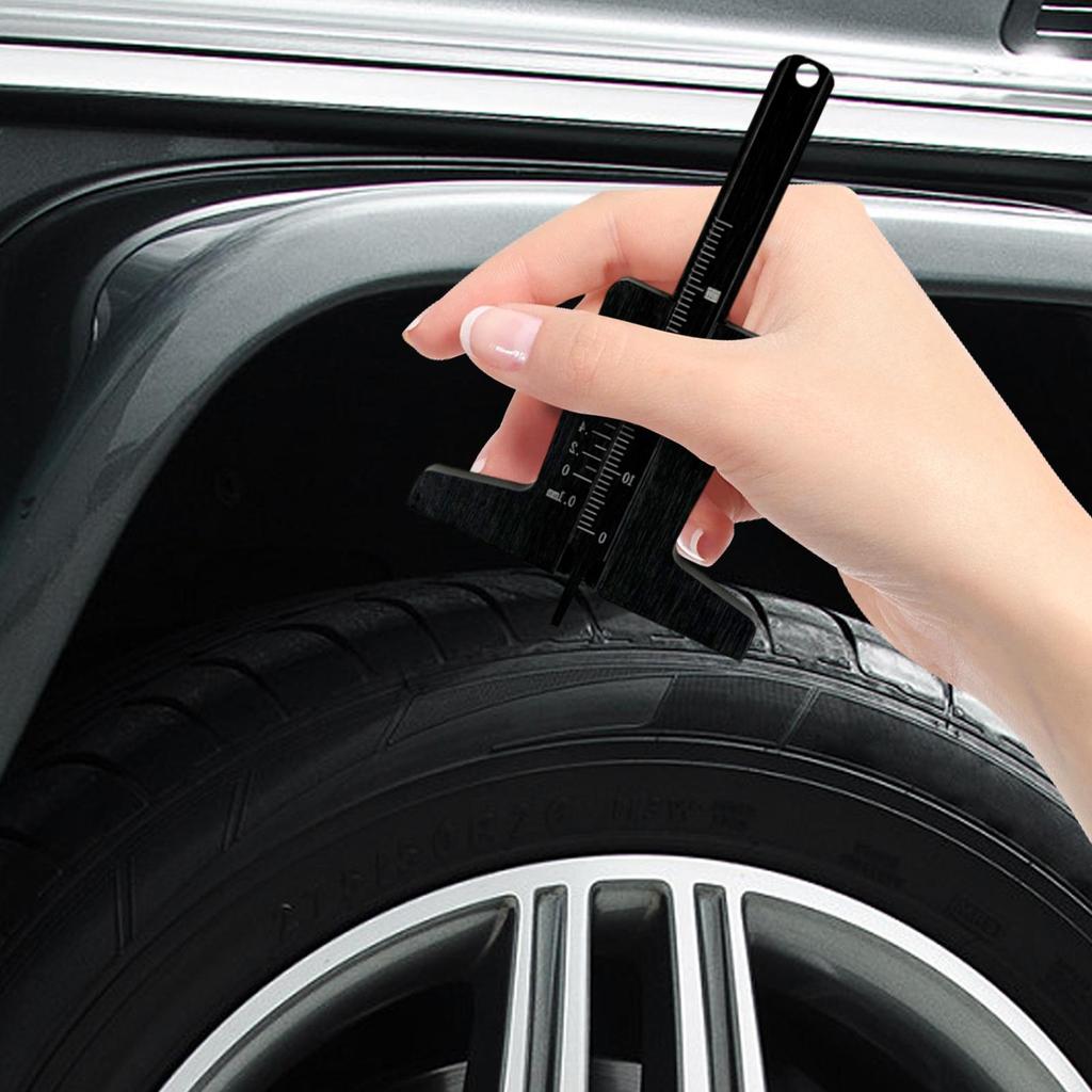 Tire Depth Gauge Auto Depth Gauge For Accurate Tread Measurement Measure Tool Depthometer Thread Wear For Car Van Trailer Wheel