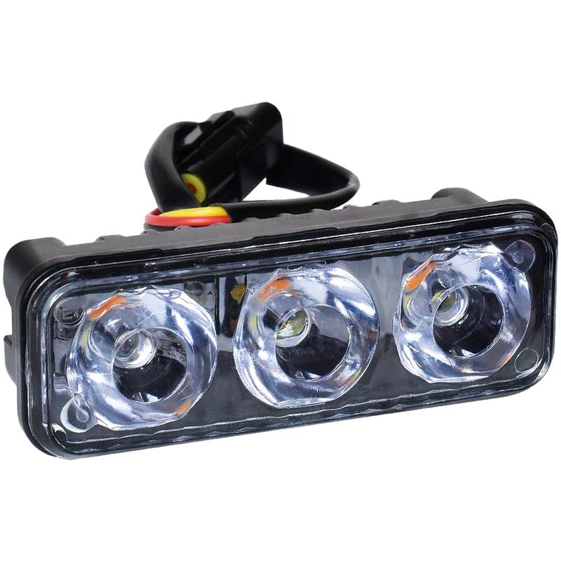 Car Motorcycle LED Daytime Running Light Turn Signal Lamp 3LED Work Lights 800LM High Brightness Auto Exterior Accessories