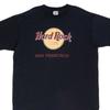 Maglietta Unisex Cotone Oversize Taglia L VINTAGE HARD ROCK CAFE SAN FRANCISCO T-SHIRT NERA ANNI '90 TAGLIA XL MADE IN USA