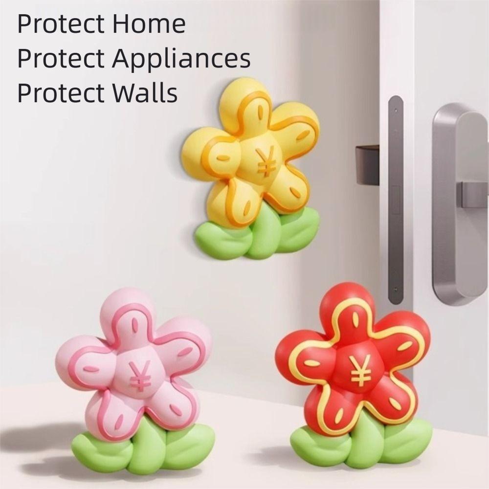 Self Adhesive Door Stopper Mute Design Handle Bumper New Anti Collision Pads Door