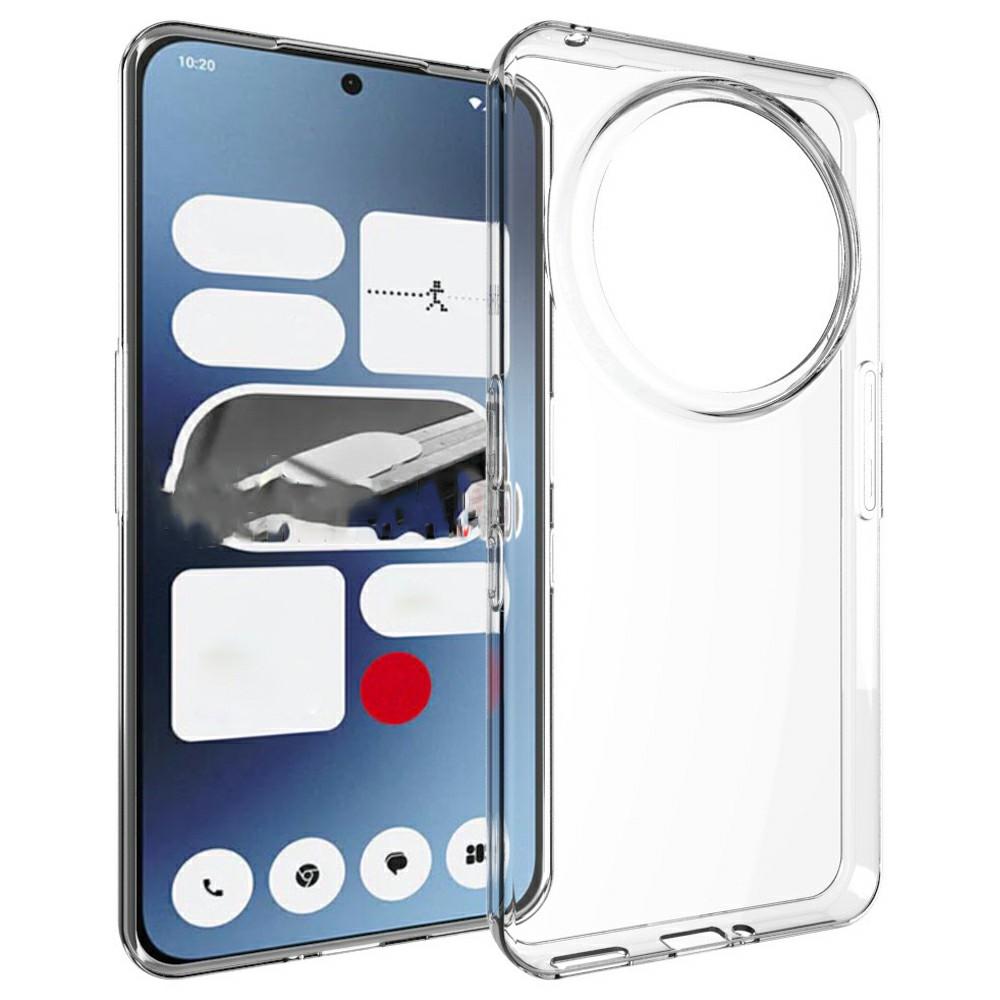 For Nothing Phone (3a) Pro Case 2.0mm TPU Anti-Scratch Clear Phone Cover