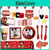 Suprimentos para Festa Temática do Mickey Mouse Para Celebrações de Aniversário Alegres e Festivas