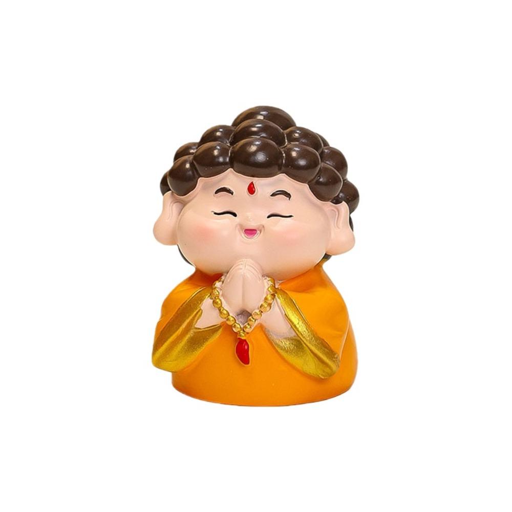 Resin Chinese Wealth God Ornament Guanyin Chinese God Chinese New Year Figurines Tathagata Maitreya New Year Mascot Doll