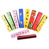 1~5pcs Children 16-Hole Wooden Harmonica Toys Early Educational Toys Music Enlightenment for Kids Gifts Animals Painted TMZ