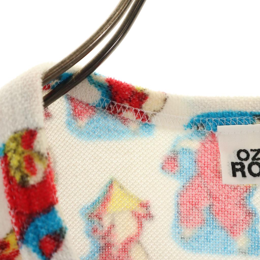 OZONE ROCKS made in Japan Pig Pattern French sleeve Cut white Women Used