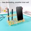 4pcs Silicone Material Pencil Storage Rack Mold Desktop Organizer Mold  For DIY Crafts