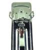Excellent CHANEL hair accessory Logo Design Barrette Silver  Women 96P Used