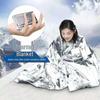 Outdoor Survival Emergency Blanket: Sun Protection, Rainproof, Insulating Life-Saver for Doomsday Gear, Camping, and Travel Tent.