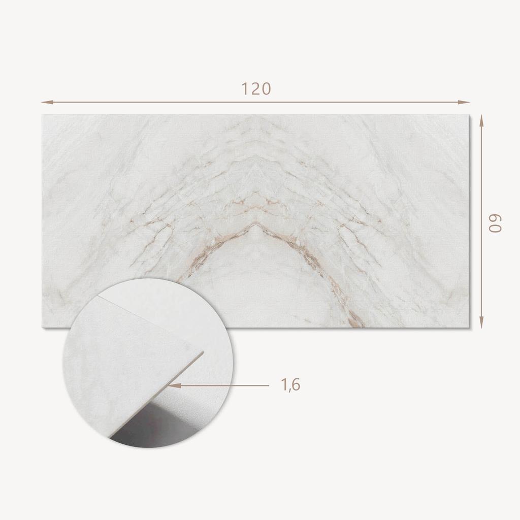Naklejany Panel Dekoracyjny Do Szybkiej Odmiany Ściany 120X60 Cm Elegancki Wzór Marmuru