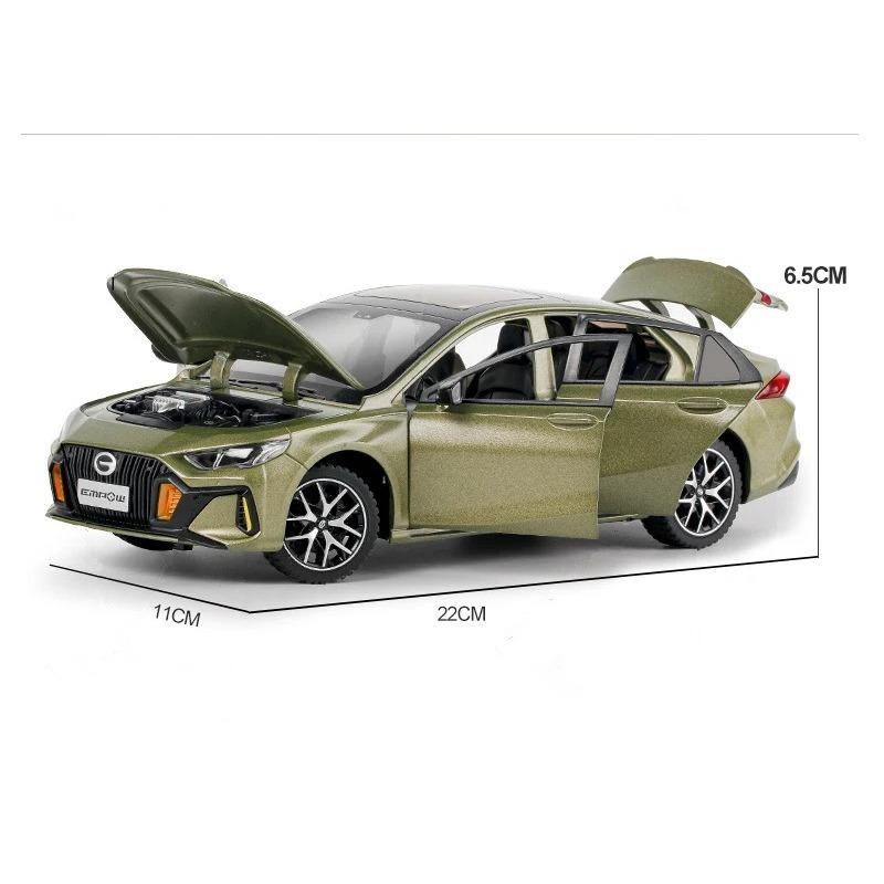 1/24 Alloy Diecast Metal Model Car - GAC Motor EMPOW 55 Coupe, Street Sports Vehicle, Child's Gift, Sound & Light