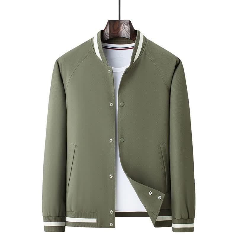 Men's Trendy Baseball Collar Jacket