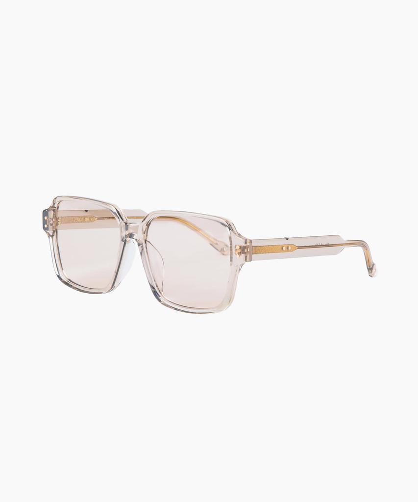 Seupeulingseuteulingseu Retro Square Shape Sunglasses Page 80 [Cognac]