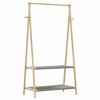VidaXL Clothes Rack with Shelves 96x45.5x150.5 Cm Bamboo, Coat Rack, Coat Rack with Shelf, Clothes Rack with 4008910